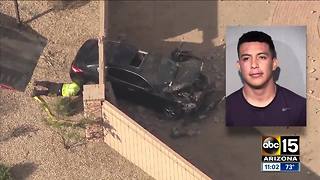 Man drives vehicle through wall near Phoenix home