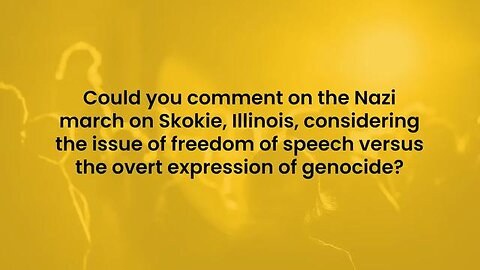 (mirror) Nazis have to be permitted to march in Skokie --- Ayn Rand & ACLU