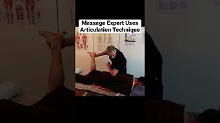 Articulation is a great sports and remedial massage technique. #massage #rehab #tension #muscle