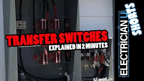 SHORTS - Transfer Switches Explained in 2 Minutes!