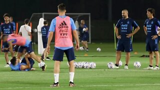 Messi misses first Argentina open practice in Doha