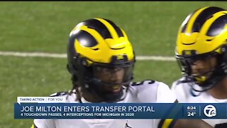 Former Michigan QB Joe Milton enters transfer portal