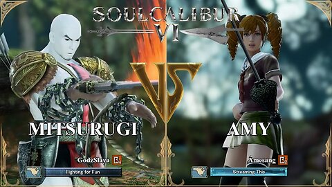 SoulCalibur VI — GodzSlaya (Mitsurugi) VS Amesang (Amy) | Xbox Series X Ranked