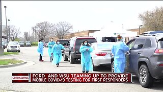 Ford, WSU teaming up to provide mobile COVID-19 testing for first responders