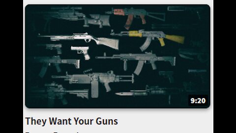 They Want Your Guns