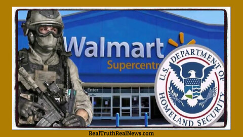 Walmarts Are Military Bases? Could This Be a Possibility? 🤔 Seems Far-Fetched - You Be the Judge...