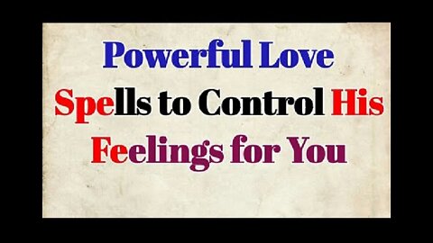Simple Love Spells Without Ingredients