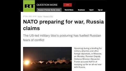 NATO Preparing For War Russia Claims