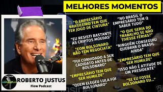 MELHORES MOMENTOS ROBERTO JUSTUS A CUNHA - Flow Podcast