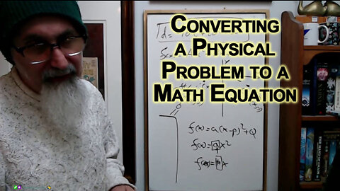 Converting a Physics Problem to a Mathematics Equation [ASMR Math]