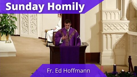 Homily for the Second Sunday in Advent - Father Ed Hoffmann