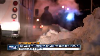 Homeless people told to go back to the street depending on the temperature