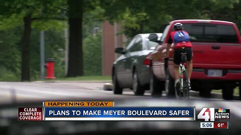 KC to unveil proposal for reducing lanes, adding parking and bike lanes to Meyer Boulevard tonight