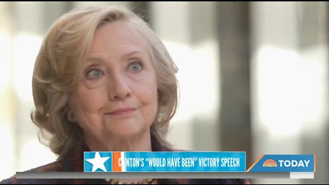 Hitlary Clinton breaks down in TEARS as she gives cringeworthy reading of the 2016 "victory speech"