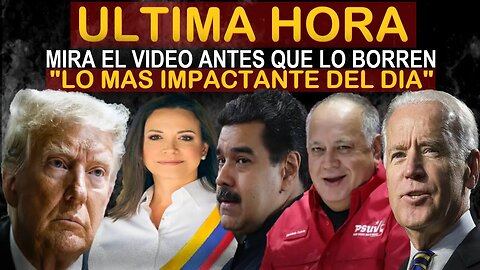 🔴SUCEDIO HOY! URGENTE HACE UNAS HORAS! LO MAS IMPACTANTE DE HOY LUNES - NOTICIAS VENEZUELA HOY