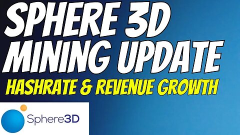 Sphere 3D Stock Mining Update! More Exahash Coming!