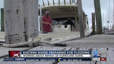 Eastern Shore prepare for Hurricane Florence