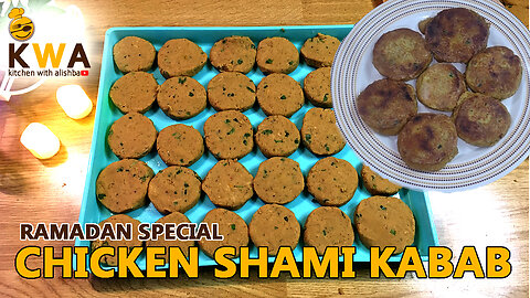 Chicken Shami Kabab Recipe | shami kabab banane ka tarika | by kitchen with alishba