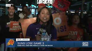 Suns fans still rowdy after loss in Game 3 of the NBA Finals