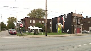 New 'VOTE' mural dedicated in Cleveland's Glenville neighborhood