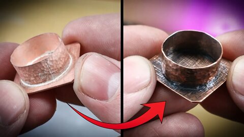 How to Hide Silver Solder On Copper Jewelry