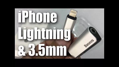 Baseus Apple iPhone Lightning and 3.5mm Aux Headphone Jack Adapter Review