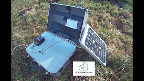 DIY Solar Suitcase - A Complete 300Watt Solar Generator in a Suitcase