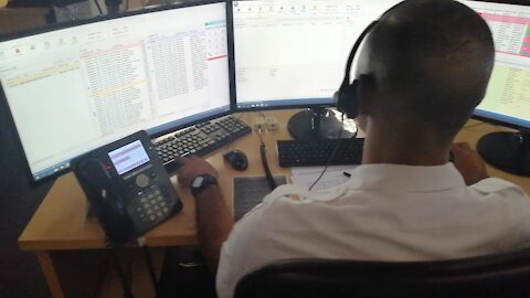 *EXCLUSIVE WEEKEND ARGUS* SOUTH AFRICA - Cape Town - EMS Control Centre (Video) (hUi)