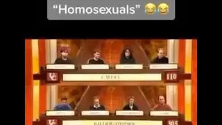 Homosexuals? 🤣
