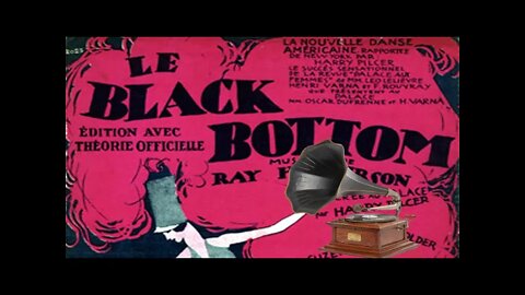 1920s Dance Craze "Black Bottom" played on a Victor model III Talking Machine.