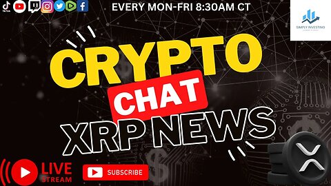 #Crypto Morning Chat! #XRP is primed for a pump!!! #ripple #xrpnews