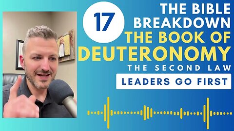 Deuteronomy 17: Leaders Go First