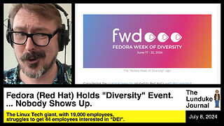 Fedora (Red Hat) Holds Diversity Event. Nobody Shows Up.