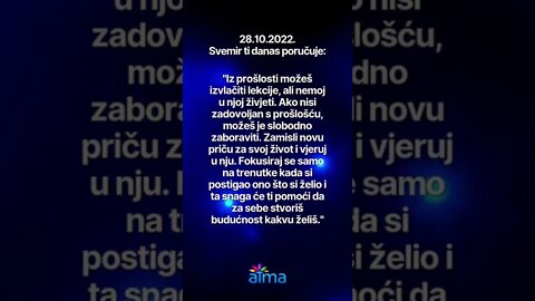 Poruka Svemira 28.10.2022. 💙 ATMA