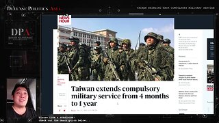 Taiwan bringing back proper conscription (service extending to 1 year) in the face of China threat