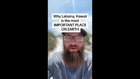 The future of Lahaina Hawaii will decide a LOT of things about our direction as a species 🙏♥️💪