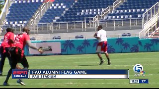 FAU Alumni Flag Football game