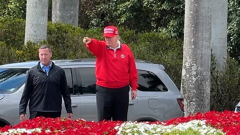 President Trump at Trump International Golf Club