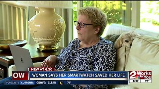 Woman says her smartwatch saved her life