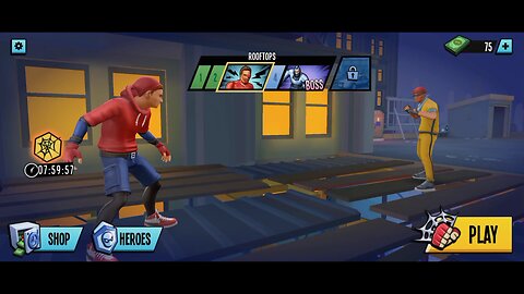 Spider Fighter 2 Level 1: Rooftop Showdown | Mobile Gameplay