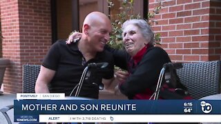 San Diego mom and son reunite after year apart