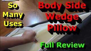 Body Side Wedge Pillow - Full Review - Soft & Useful Support