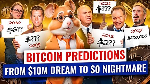 The Craziest Bitcoin Predictions EVER: Finney, Wood, McAfee, Keiser, O'Leary ⚡️ Hamster Academy