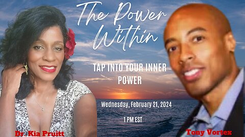 Tap Into You Inner Powers ~Dr. Tony Vortex & Dr. Kia Pruitt @themetacenter https://www.metacenterchicago.com/ Discount Code: drkia2024
