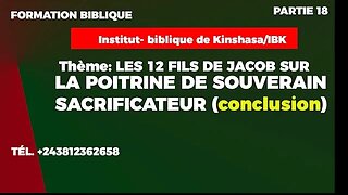 SAVOIR |n°18 LES 12FILS DE JACOB SUR LA POITRINE DU SOUVERAIN SACRIFICATEUR AVEC LE PROPHETE PLACIDE