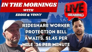 In The Morning's with Eddie and Vinny | Uber driver Lyft Driver