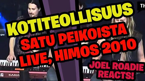 Kotiteollisuus feat. Tuomas Holopainen - Satu Peikoista (LIVE, HIMOS 2010) - Roadie Reacts