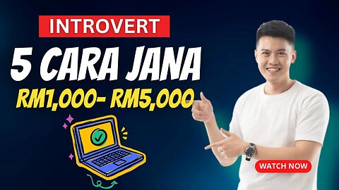 5 online business untuk Introvert - Jana RM1,000 - RM 5,000 Untuk Introvert Duduk Rumah