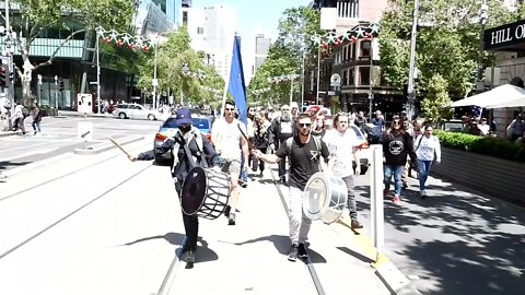 WAR DRUMS OF FREEDOM - Protest Melbourne NOW