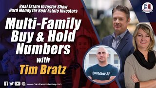 190 Multi-Family Buy & Hold Numbers with Tim Bratz | REI Show - Hard Money for Real Estate Investors